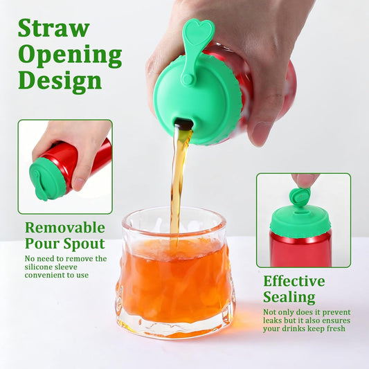 Reusable Silicone Soda Can Covers — Save the Fizz, Skip the Foil