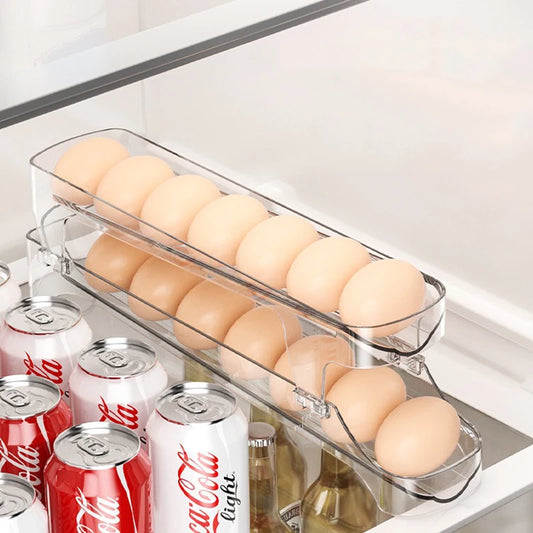 Automatic Rolling Egg Dispenser — Grab One Egg, The Next One Rolls Up