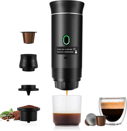 Portable Self Heating Espresso Maker — Real Espresso Anywhere