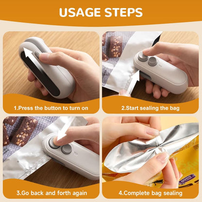 Mini Bag Sealer – Seal Freshness, Cut Waste