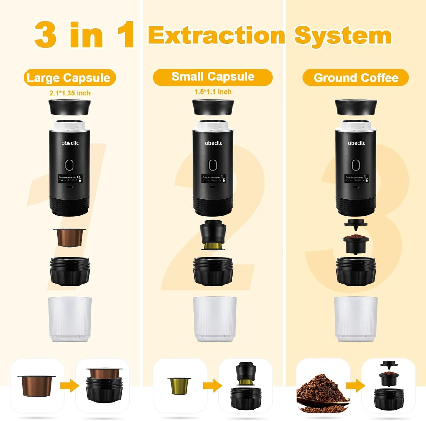 Portable Self Heating Espresso Maker — Real Espresso Anywhere