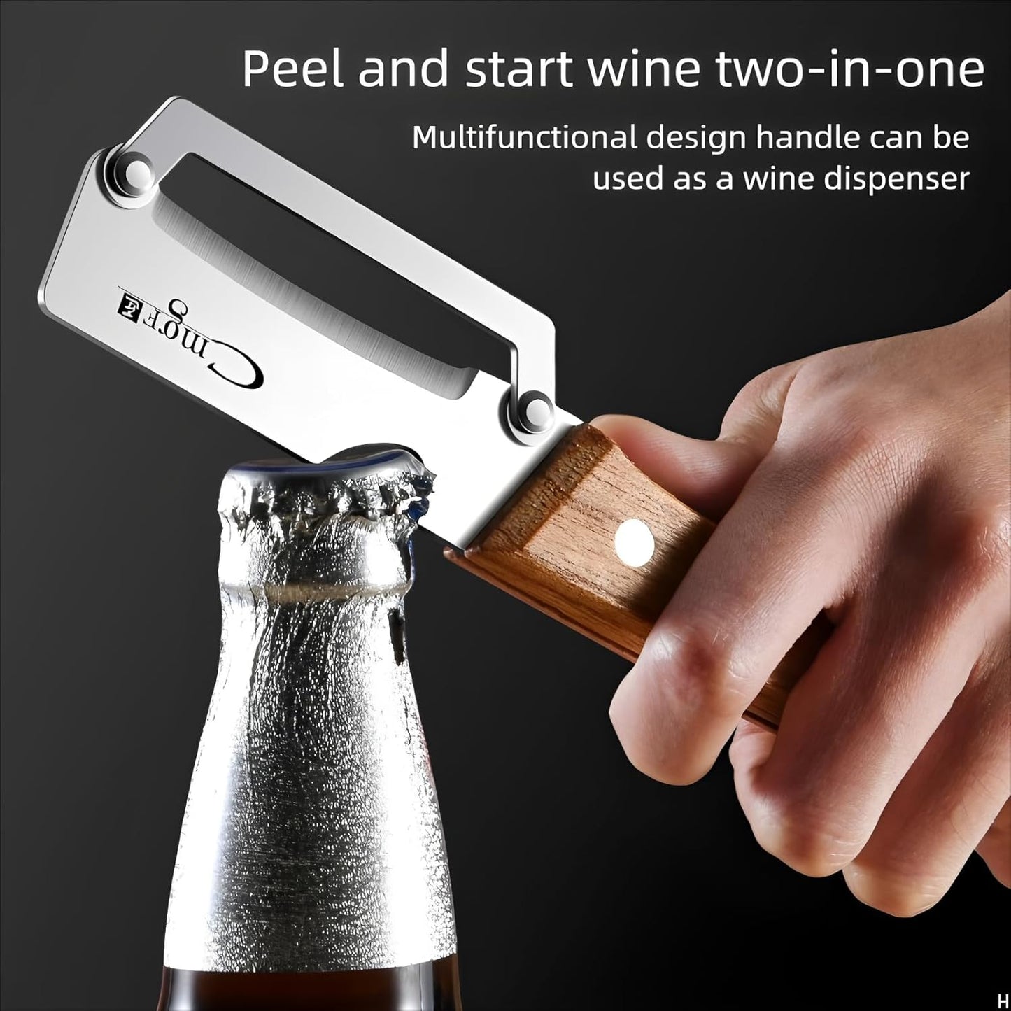 Premium Stainless Steel Vegetable Peeler — Smooth Peels, No Sore Fingers