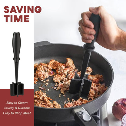 Meat Chopper Tool — Chop Ground Meat Evenly Without a Fork or Messy Hands
