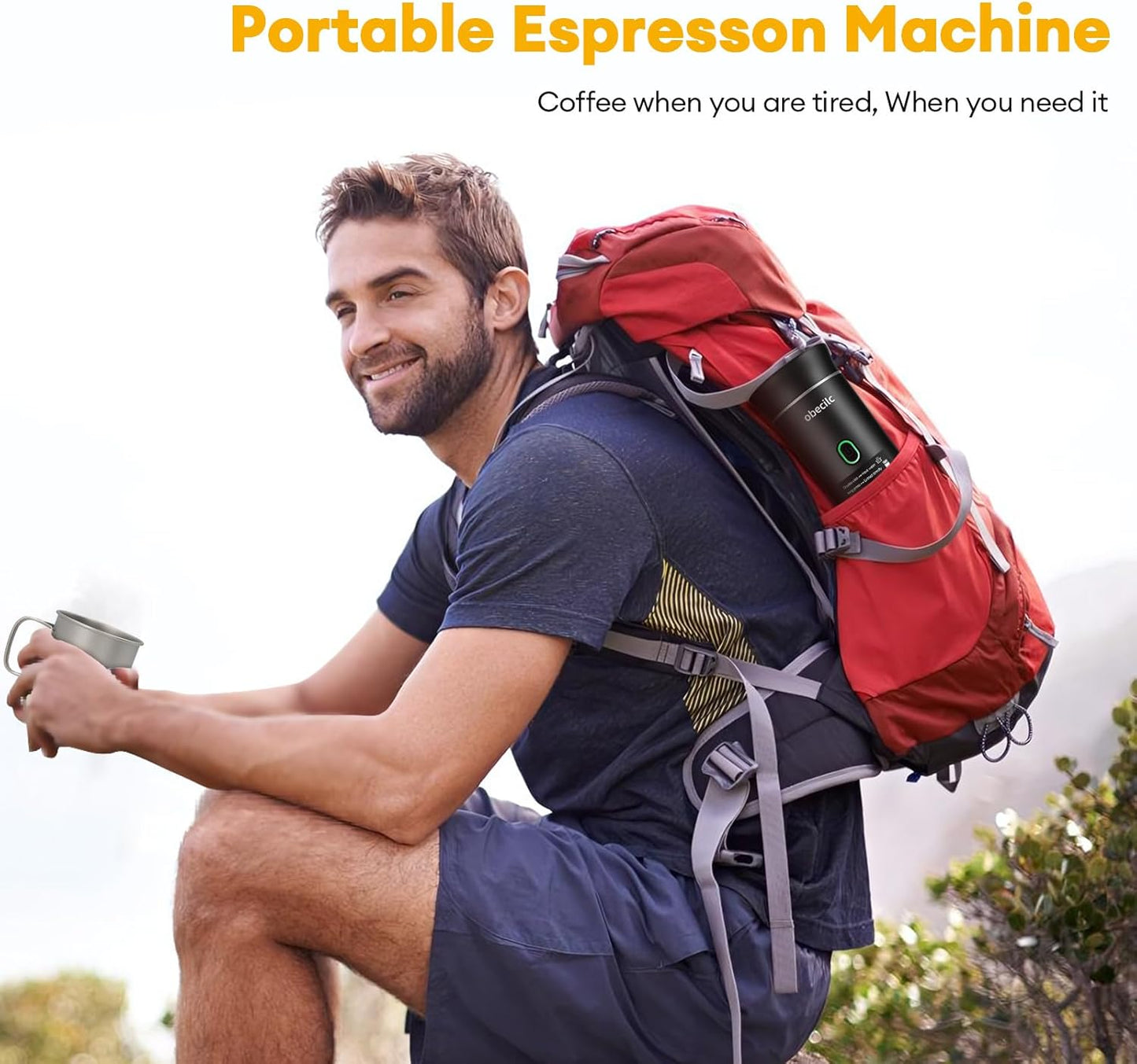 Portable Self Heating Espresso Maker — Real Espresso Anywhere