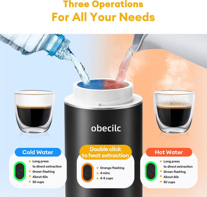 Portable Self Heating Espresso Maker — Real Espresso Anywhere