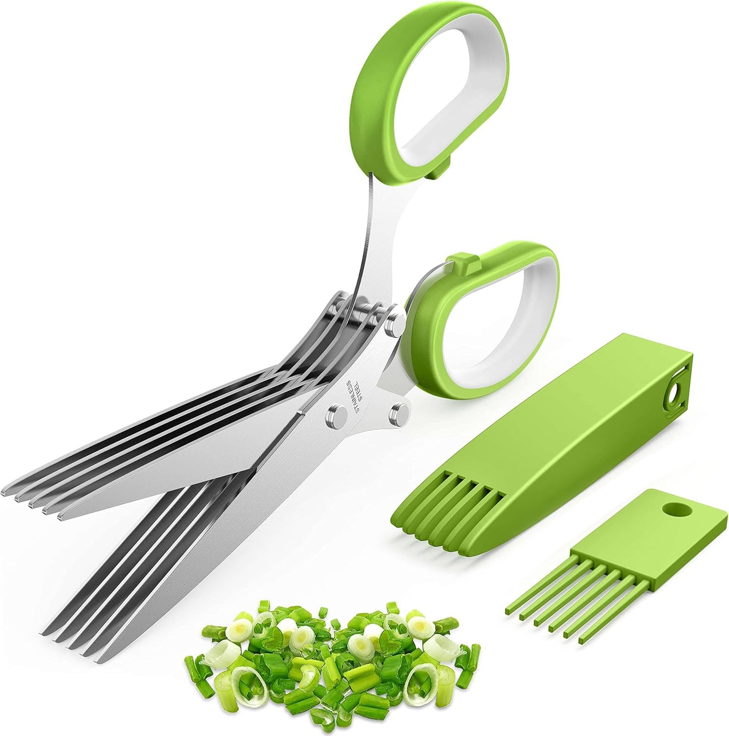 Heavy-Duty Kitchen Shears — Clean, Precise Cuts for Herbs, Greens & Soft Foods