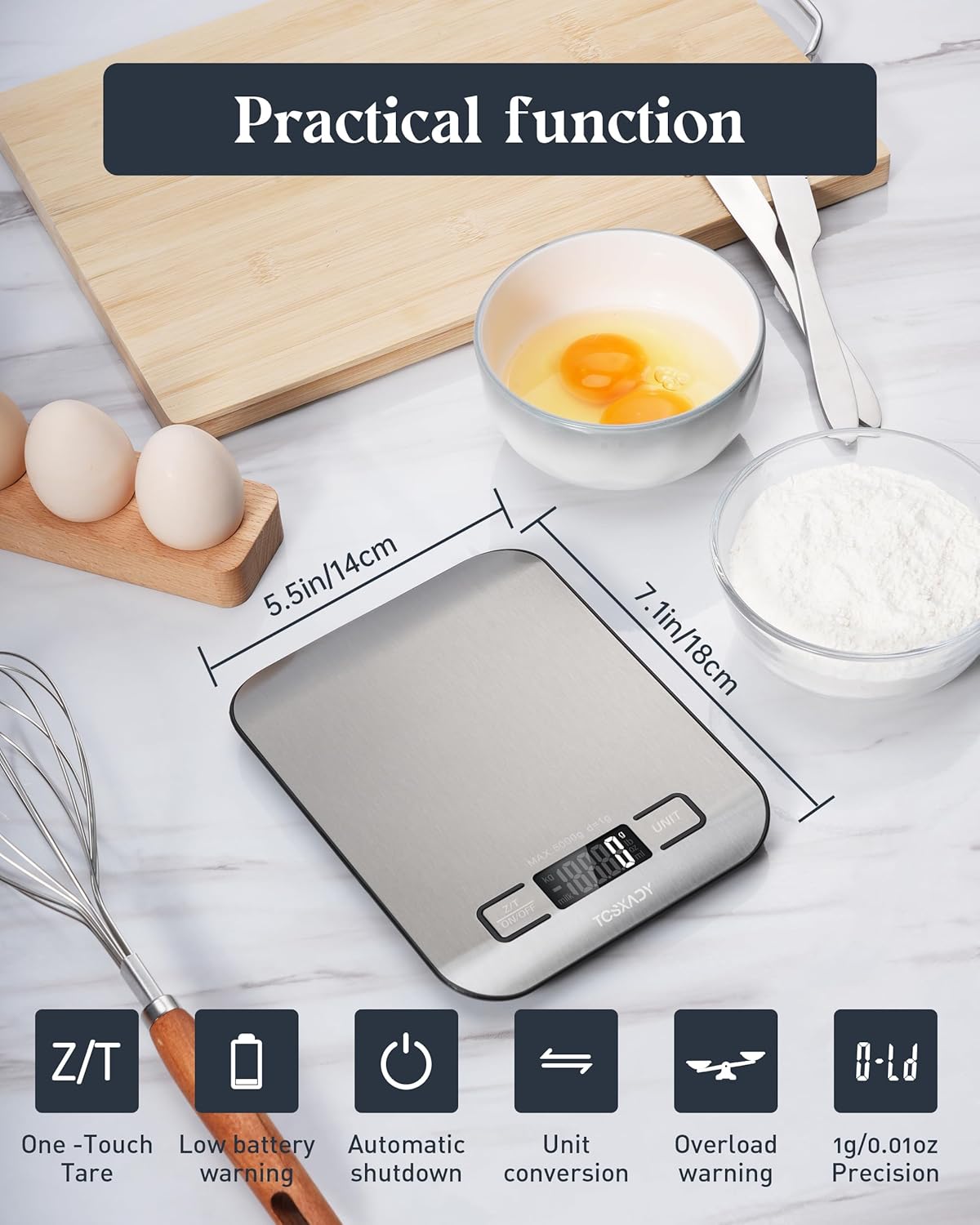 Digital Kitchen Scale — Measure Ingredients Accurately Every Time