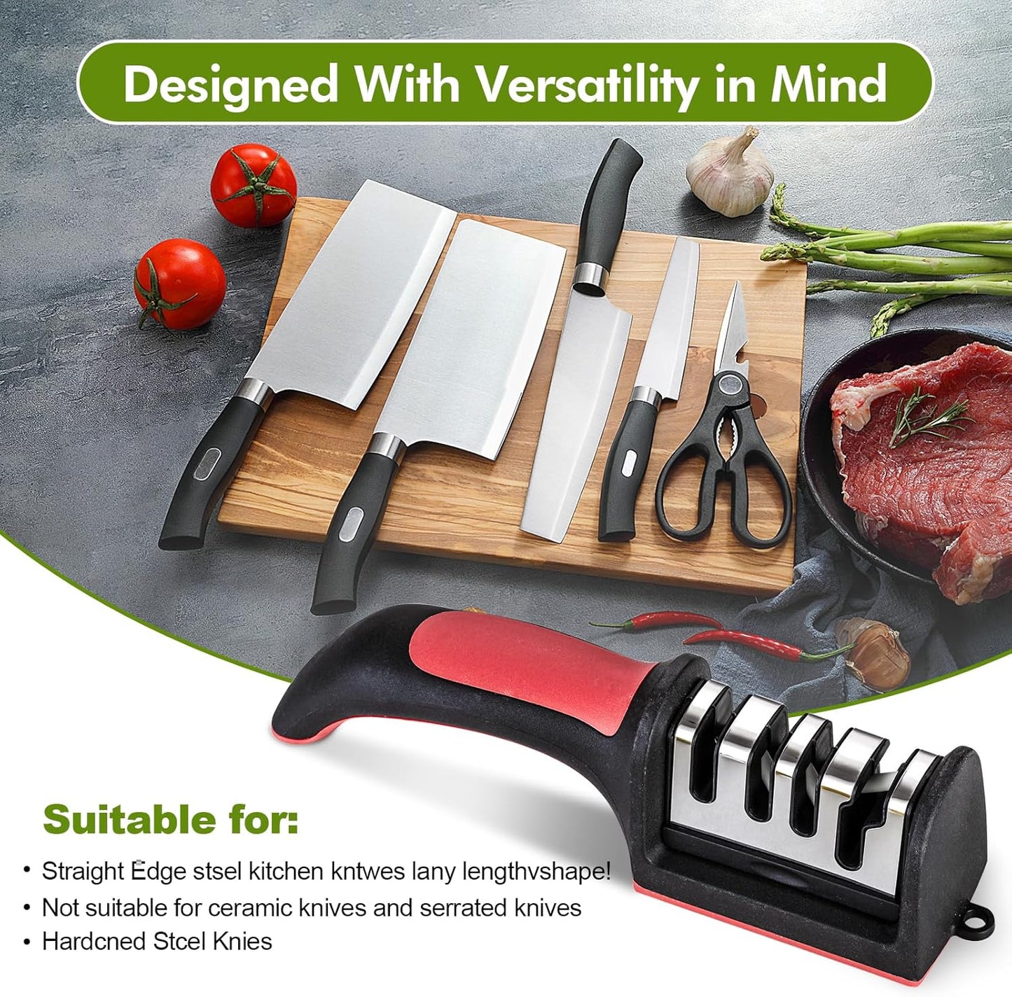 Professional Knife Sharpener — Razor-Sharp Knives in Seconds