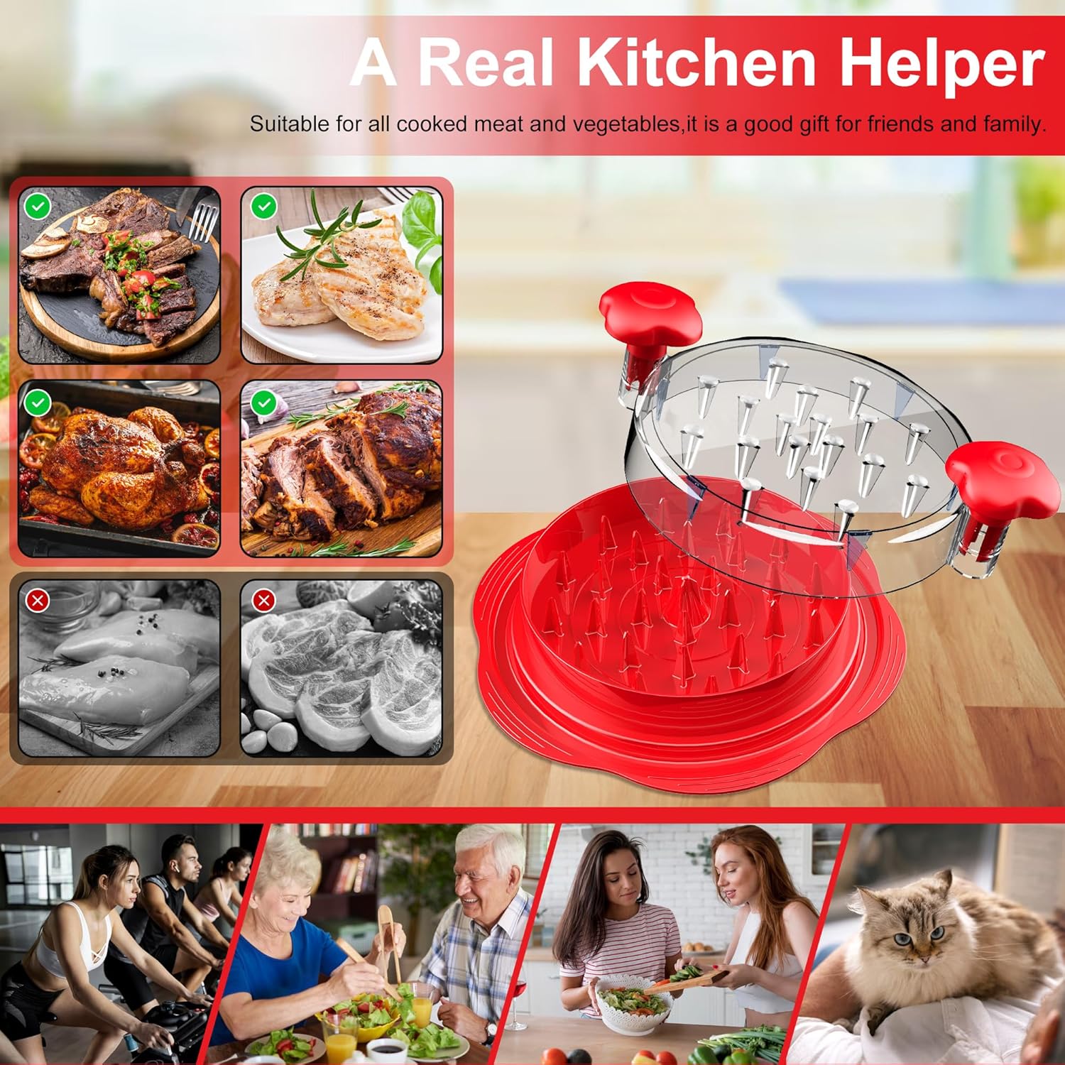 Chicken Breast Shredder — Shred Chicken in Seconds, Not Minutes