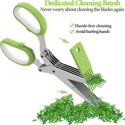 Heavy-Duty Kitchen Shears — Clean, Precise Cuts for Herbs, Greens & Soft Foods