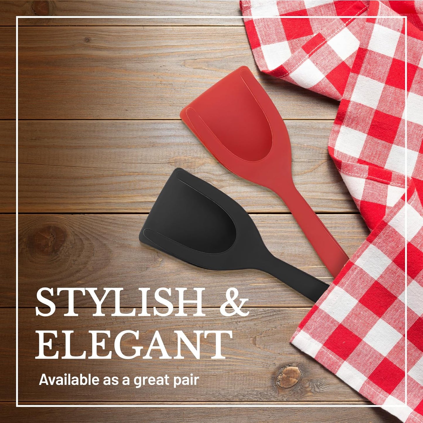 2-in-1 Flip Spatula & Tongs — Flip, Grip, and Serve with one tool