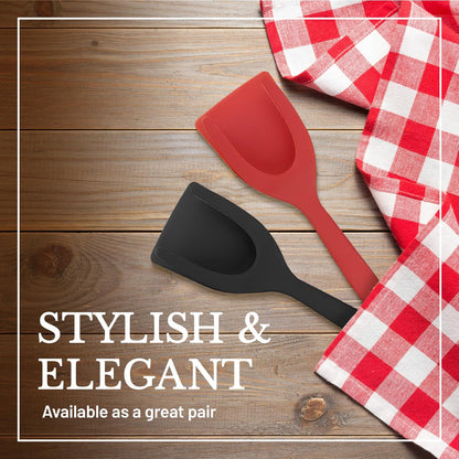 2-in-1 Flip Spatula & Tongs — Flip, Grip, and Serve with one tool