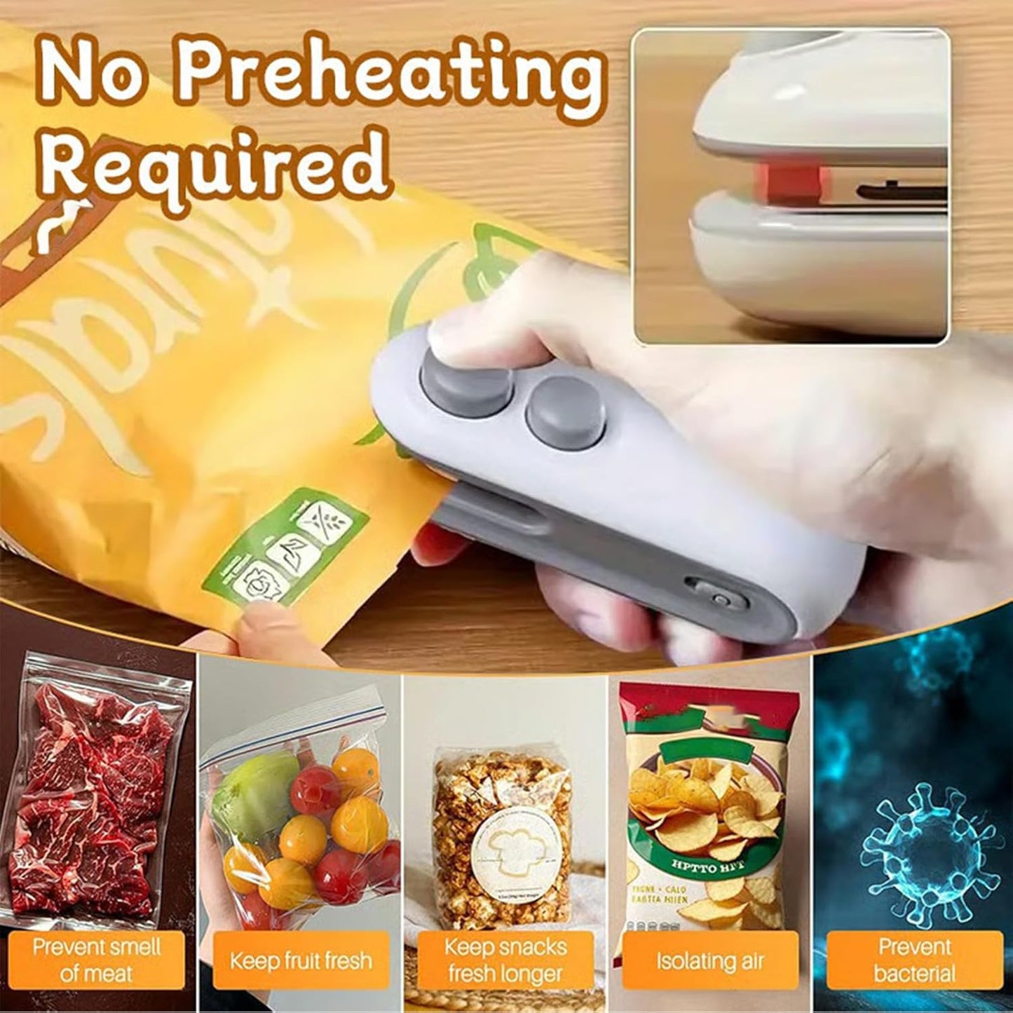 Mini Bag Sealer – Seal Freshness, Cut Waste