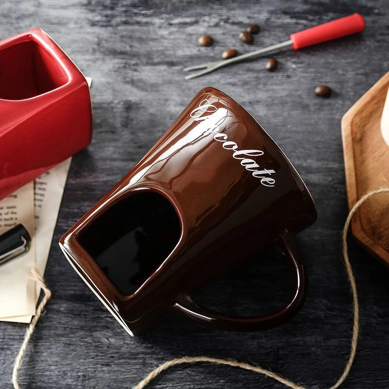 Personal Chocolate Fondue Cup — Cozy Chocolate Fondue in Minutes