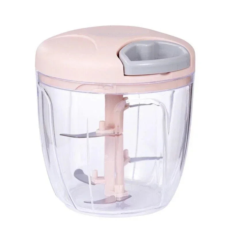 Manual Pull String Food Chopper — Chop Onions Without Tears in 15 Seconds