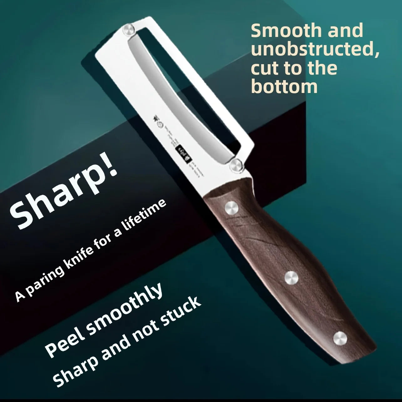 Premium Stainless Steel Vegetable Peeler — Smooth Peels, No Sore Fingers
