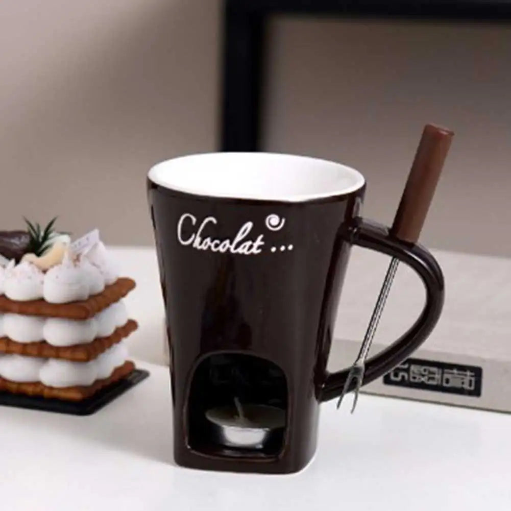 Personal Chocolate Fondue Cup — Cozy Chocolate Fondue in Minutes