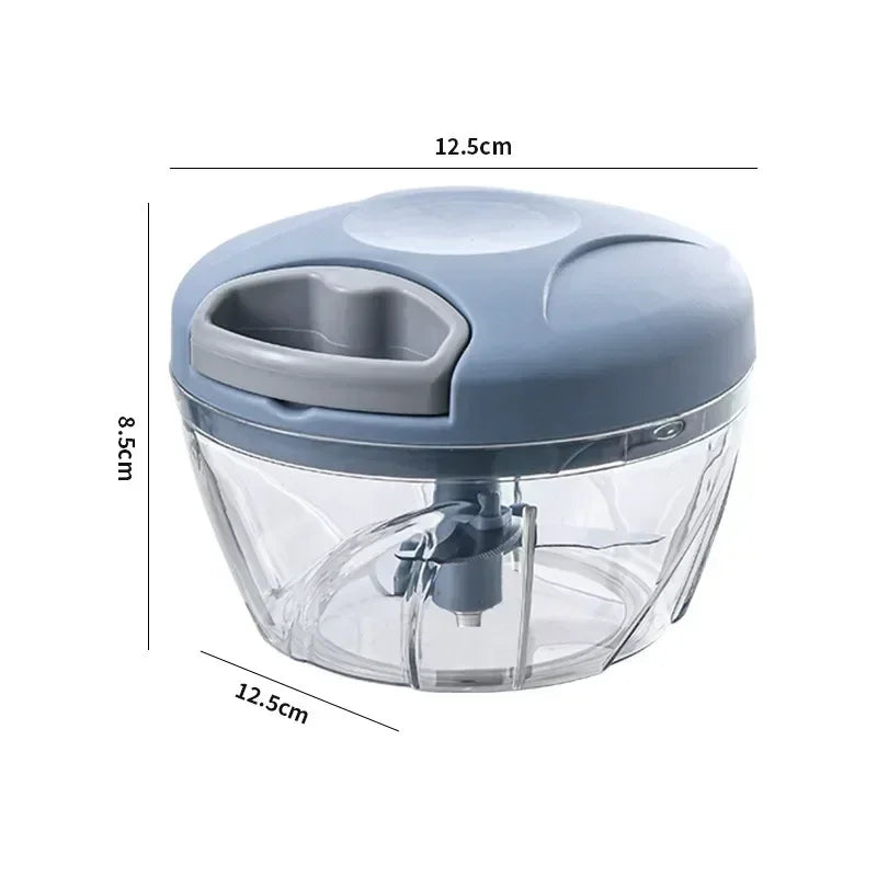 Manual Pull String Food Chopper — Chop Onions Without Tears in 15 Seconds