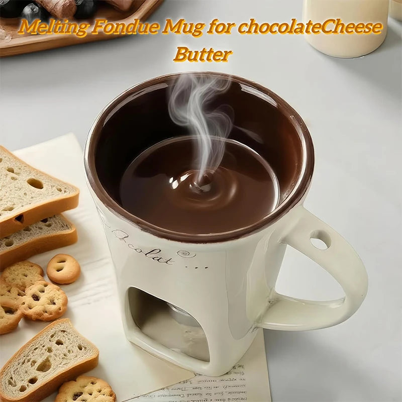 Personal Chocolate Fondue Cup — Cozy Chocolate Fondue in Minutes