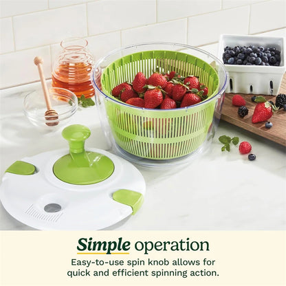 Salad Spinner — Wash, Spin & Dry Greens & Produce