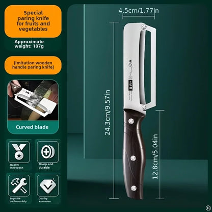 Premium Stainless Steel Vegetable Peeler — Smooth Peels, No Sore Fingers