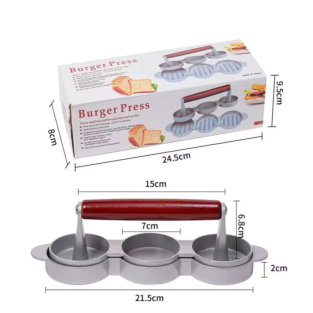 Perfect Patty Maker — Non Stick Hamburger Press for Uniform Patties in Seconds