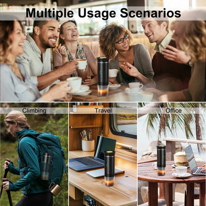 Portable Self Heating Espresso Maker — Real Espresso Anywhere