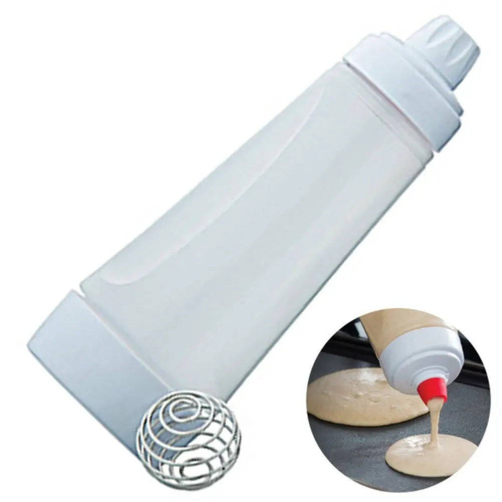 Pancake Batter Mixer Bottle — Mix, Shake & Squeeze Perfect Pancakes