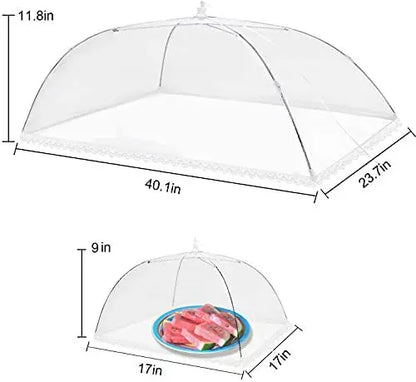 Pop-Up Mesh Food Cover Tents — Keep the Bugs Out, Let the Flavor In