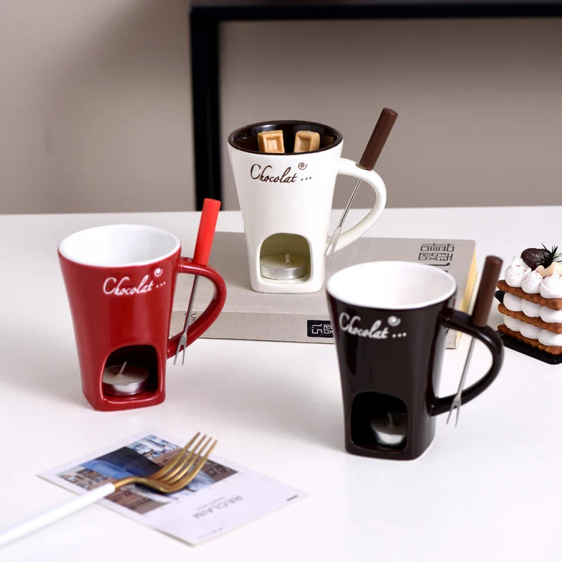 Personal Chocolate Fondue Cup — Cozy Chocolate Fondue in Minutes