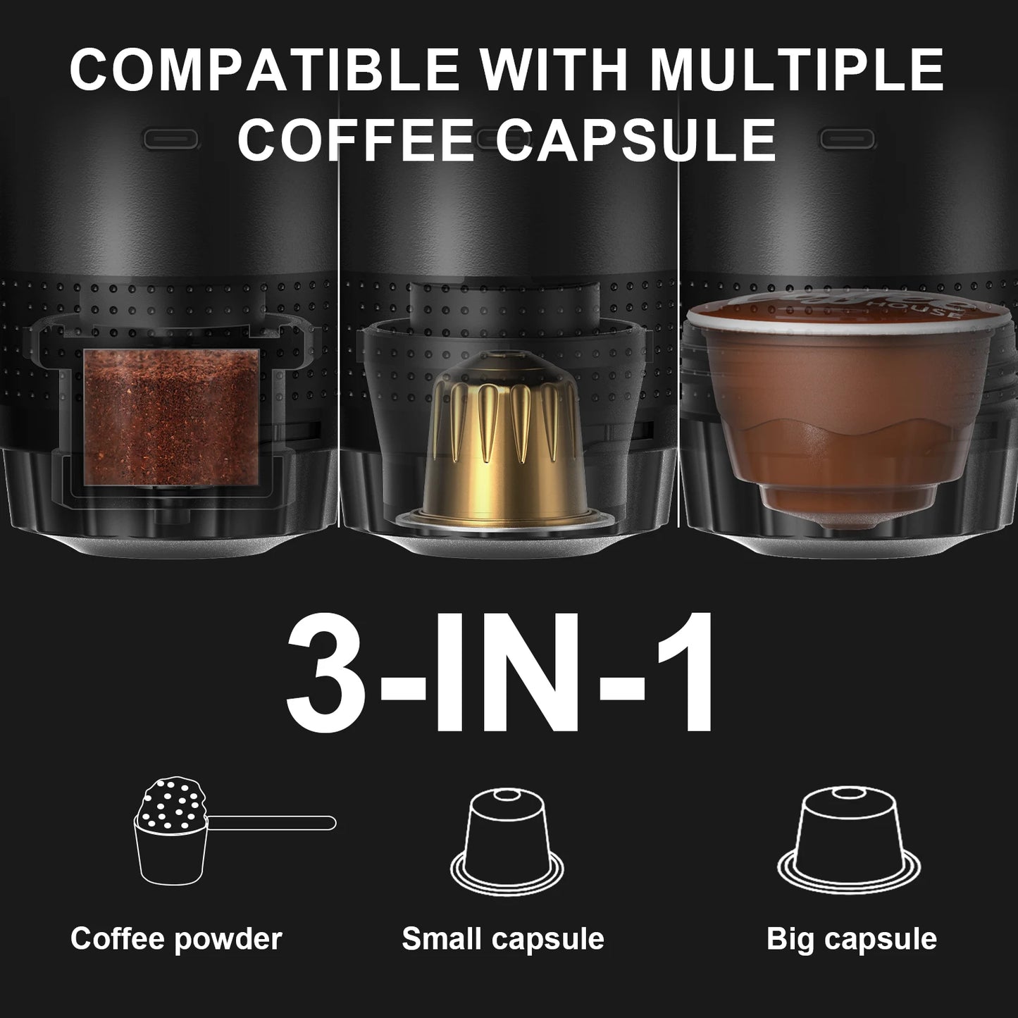 Portable Self Heating Espresso Maker — Real Espresso Anywhere