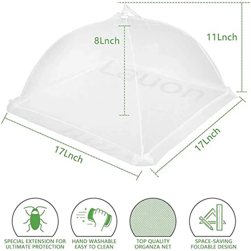 Pop-Up Mesh Food Cover Tents — Keep the Bugs Out, Let the Flavor In