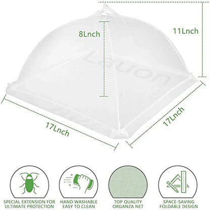 Pop-Up Mesh Food Cover Tents — Keep the Bugs Out, Let the Flavor In