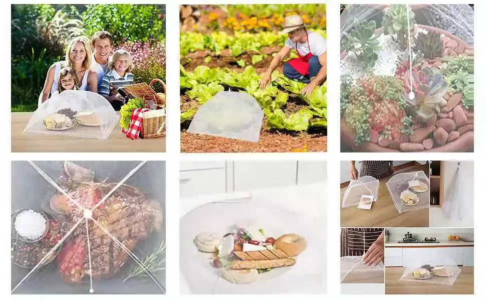 Pop-Up Mesh Food Cover Tents — Keep the Bugs Out, Let the Flavor In