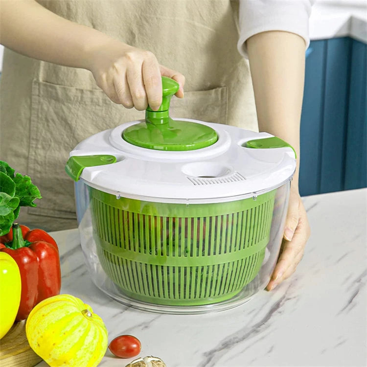 Salad Spinner — Wash, Spin & Dry Greens & Produce