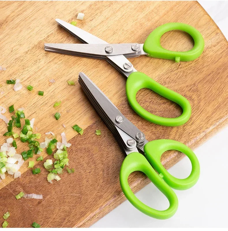 Heavy-Duty Kitchen Shears — Clean, Precise Cuts for Herbs, Greens & Soft Foods