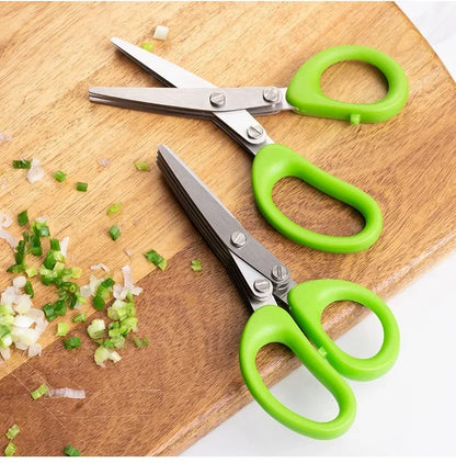 Heavy-Duty Kitchen Shears — Clean, Precise Cuts for Herbs, Greens & Soft Foods