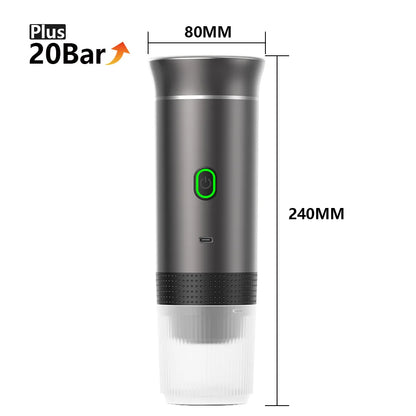Portable Self Heating Espresso Maker — Real Espresso Anywhere