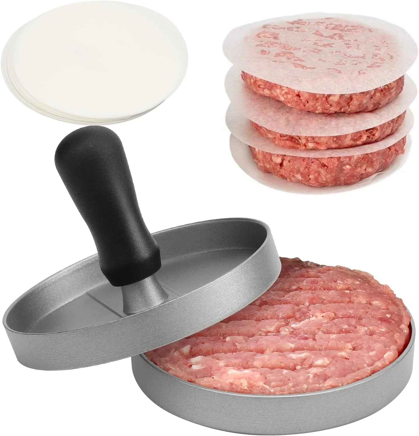 Perfect Patty Maker — Non Stick Hamburger Press for Uniform Patties in Seconds