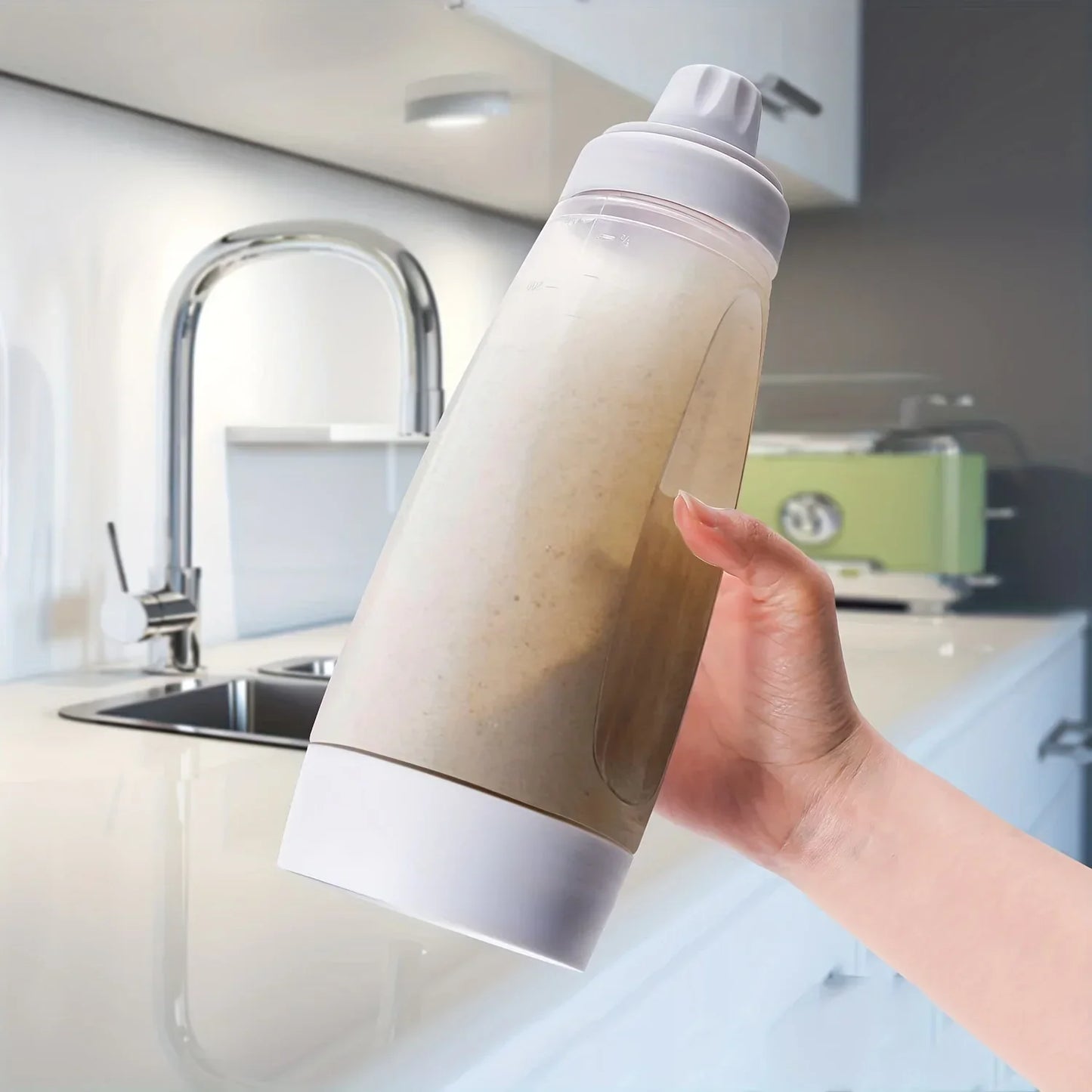 Pancake Batter Mixer Bottle — Mix, Shake & Squeeze Perfect Pancakes