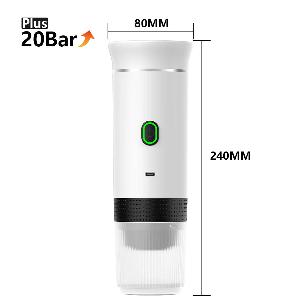 Portable Self Heating Espresso Maker — Real Espresso Anywhere