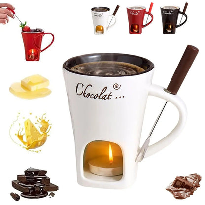 Personal Chocolate Fondue Cup — Cozy Chocolate Fondue in Minutes