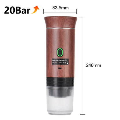 Portable Self Heating Espresso Maker — Real Espresso Anywhere