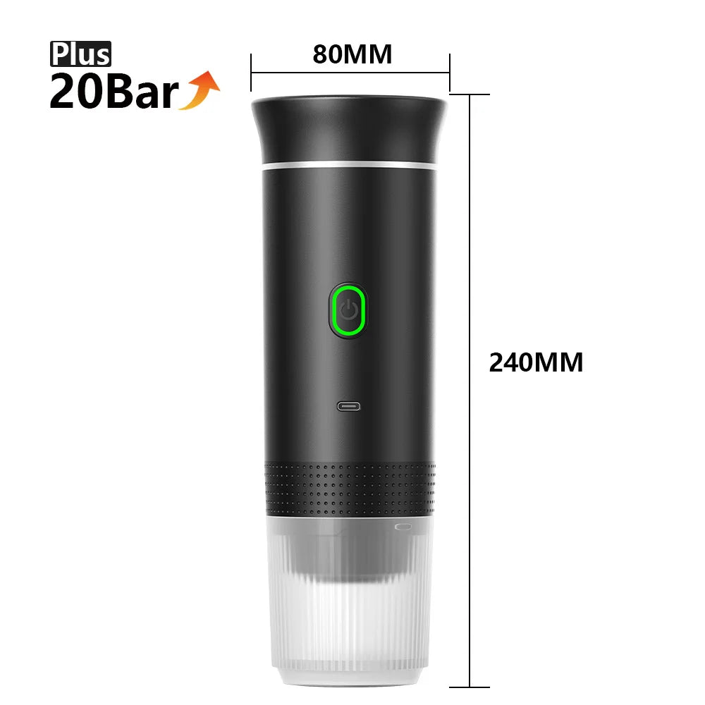 Portable Self Heating Espresso Maker — Real Espresso Anywhere