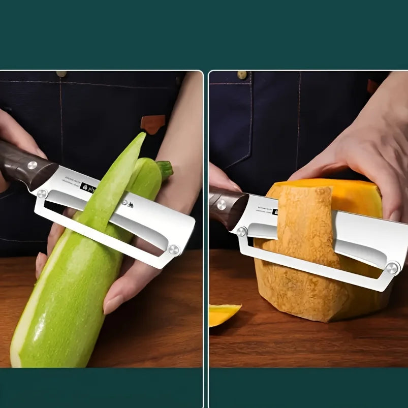 Premium Stainless Steel Vegetable Peeler — Smooth Peels, No Sore Fingers