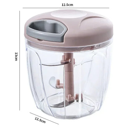 Manual Pull String Food Chopper — Chop Onions Without Tears in 15 Seconds
