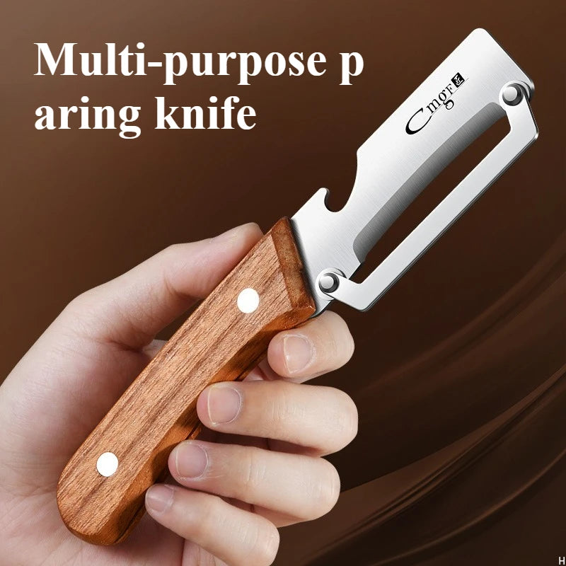 Premium Stainless Steel Vegetable Peeler — Smooth Peels, No Sore Fingers