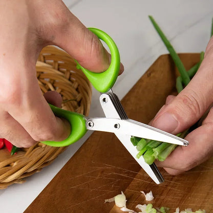 Heavy-Duty Kitchen Shears — Clean, Precise Cuts for Herbs, Greens & Soft Foods