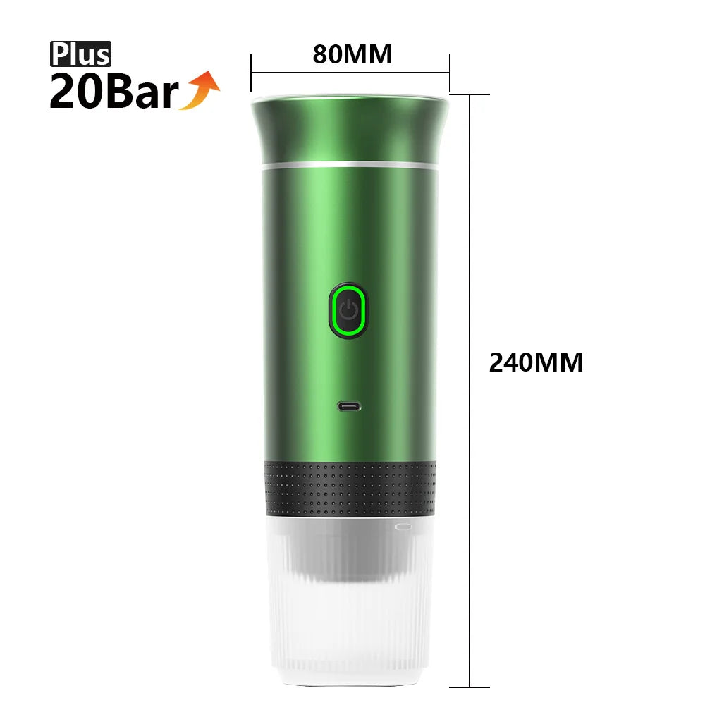 Portable Self Heating Espresso Maker — Real Espresso Anywhere