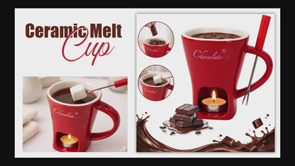 Personal Chocolate Fondue Cup — Cozy Chocolate Fondue in Minutes
